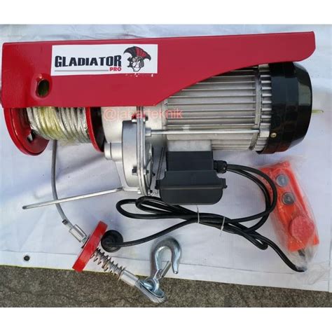 Jual Hoist Electric 1200 Kg Katrol Elektrik Takel Listrik Pa1200 Gladiator Mtp2906 Tpm127 Di