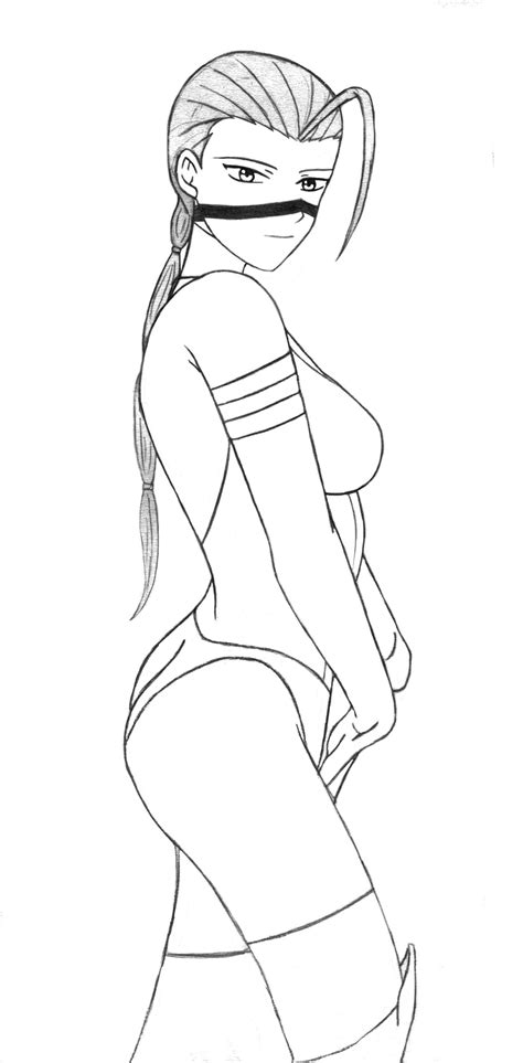 Sketch Kitana By Ranwolf Hentai Foundry