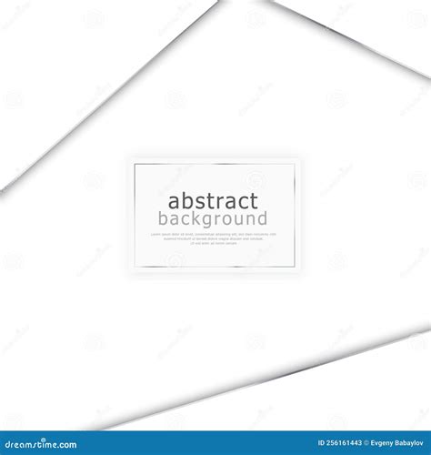 Abstract White Background with Steel Lines, Blank Web Template Postcard for Advertising - Vector ...