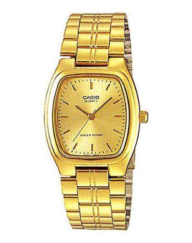 Casio Casual Clasic Gold Tone Dial Mens Watch Mens Metal Watches