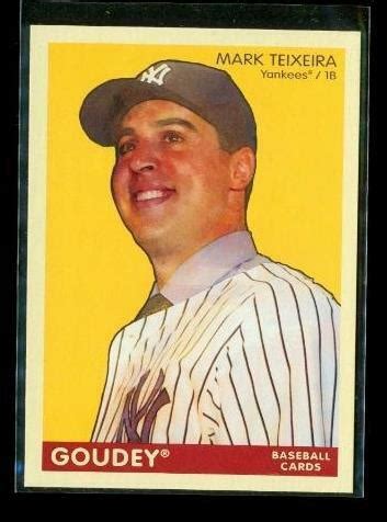 Upper Deck Goudey Baseball Trading Card Mark Teixeira New York