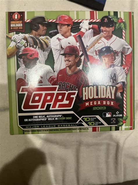 Topps Mlb Baseball Holiday Mega Box Ripped And Shipped Cards