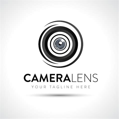 Premium Vector Camera Lens Logo Design Camera Lens Vector