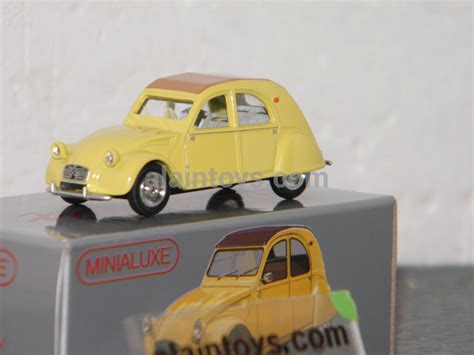 Miniabox Citro N Cv Jaune Dinky Car By Minialuxe France Ref