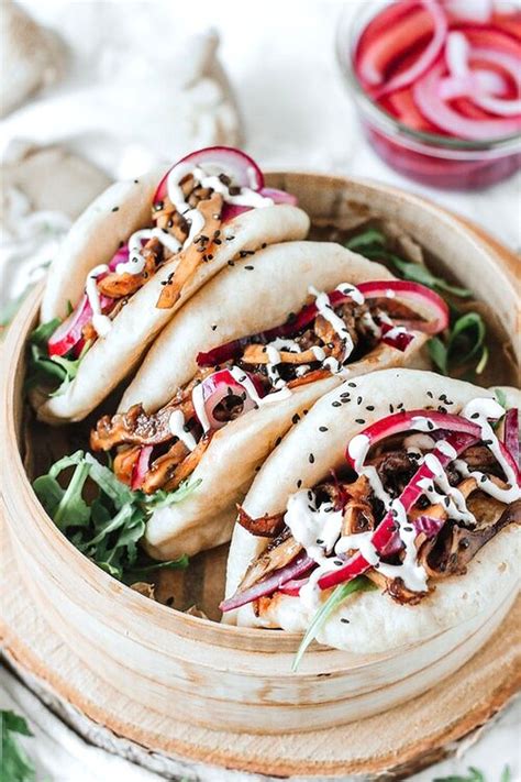 Recept Vegetarische Bao Buns Met Pulled Paddenstoelen Artofit