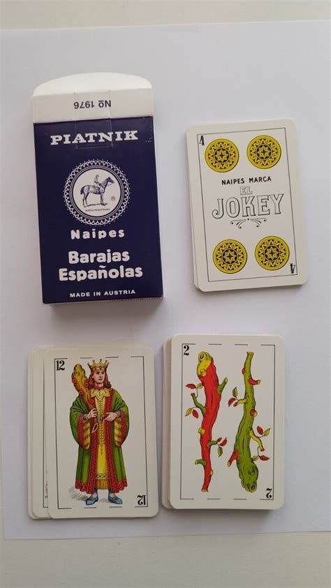 BARAJAS ESPANOLAS NAIPES MORROCAN PLAYING CARDS DECK 40 CARDS NEW