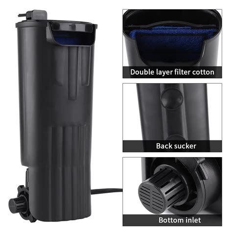 Lafgur Aquarium Internal Filter Low Water Level Canister Filters Silent