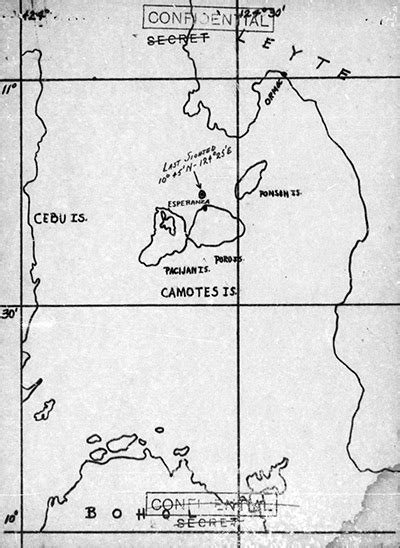 Pacific Wrecks Map Of P L Lightning Missing In Action Mia