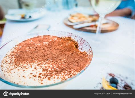 Tiramisu In The Restaurant — Stock Photo © Aallm 263412834
