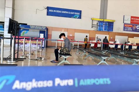 Jumlah Penumpang Di Bandara Sultan Hasanuddin Merosot Selama Pelarangan