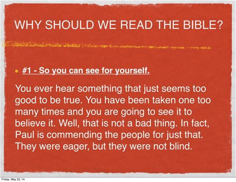 Why Should I Read The Bible Ppt