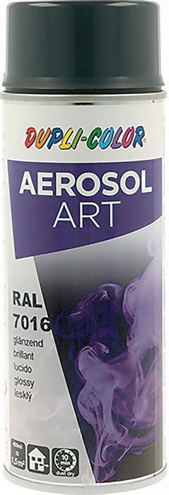 Buntlackspray AEROSOL Art anthrazitgrau glänzend RAL 7016 400 ml