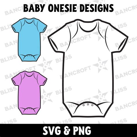 Baby Onesie Svg Baby Svg Baby Onesie Clip Art Baby Outfit Svg Instant