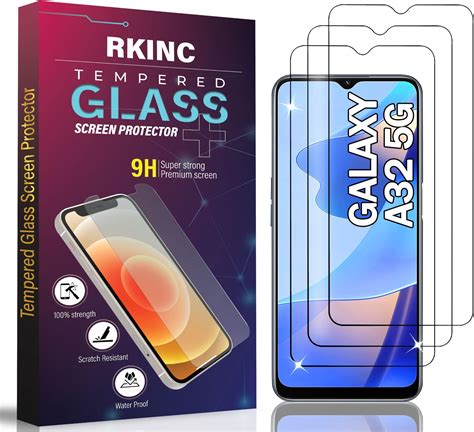 NEW C 3 Stück Panzer Schutz Glas für Samsung Galaxy A32 5G Frei von