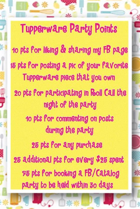 Facebook Party Games For Tupperware Ihsanpedia