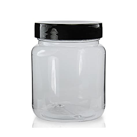 100ml Clear Screw Top Jar 43mm Lid