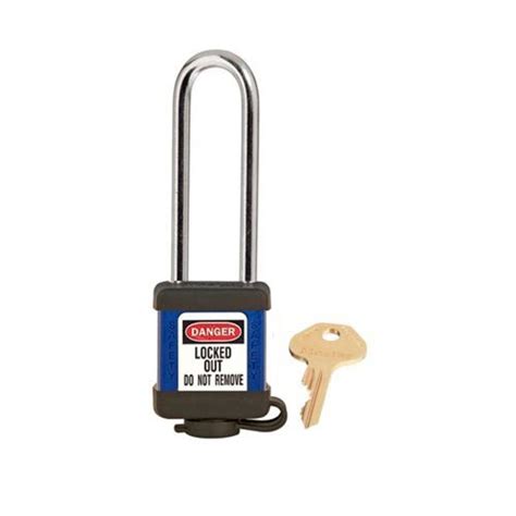 Zenex Safety Padlock Blue 410LTBLU Lockout Tagout Shop