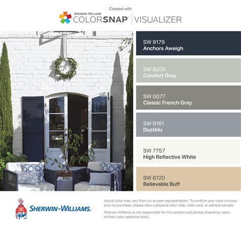 I Found These Colors With Colorsnap® Visualizer For Iphone By Sherwin Williams Anchors Aweigh