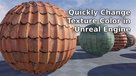 How To Quickly Change Texture Color In Unreal Engine UE Beginner