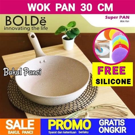 Jual Bolde Super Pan Wok Wajan Cm Beige Penggorengan Frypan