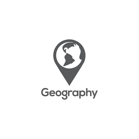 Premium Vector | Geography logo design vector templet