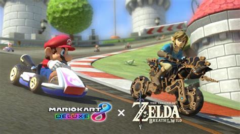 Mario Kart 8 Deluxe Update Bringt Neue Zelda Breath Of The Wild Inhalte