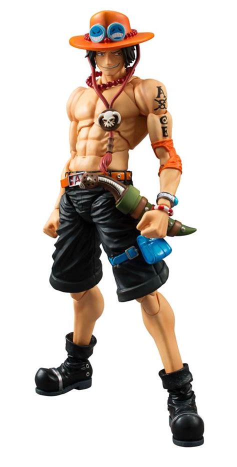 Toystnt One Piece Figura Action Heroes Portgas D Ace Cm Megahouse