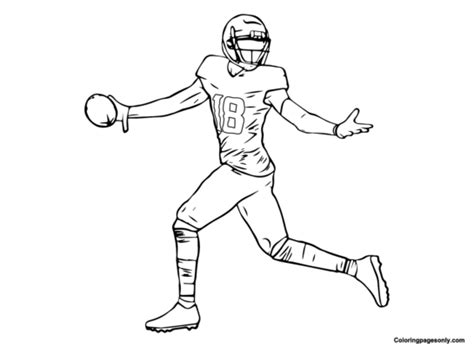 Justin Jefferson Coloring Pages Printable For Free Download