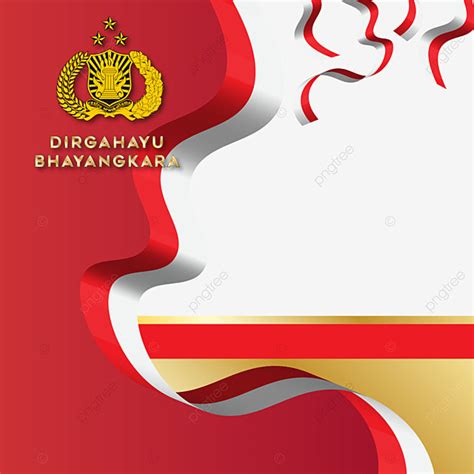 Twibbon Hut Bhayangkara Polri Merah Putih Polisi Hari Bahayangkara