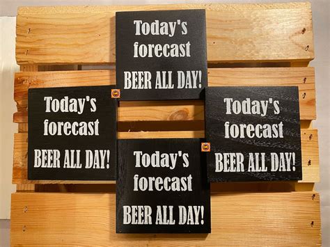 Wooden Beer Coasters / Beer Saying Coasters / Funny Wooden - Etsy