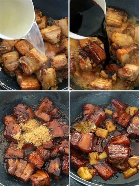 Easy Pork Hamonado With Pork Belly Kawaling Pinoy