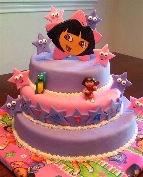 Dora Birthday Cake - CakeCentral.com