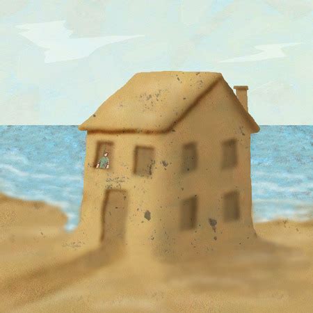 Stock Illustration House Made Of Sand