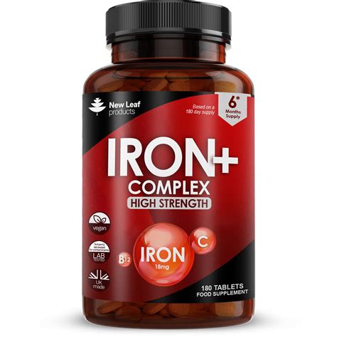 Buy Gentle Iron S Complex Enriched With B12 And C Iron Supplements For Woman And Men Ferrous