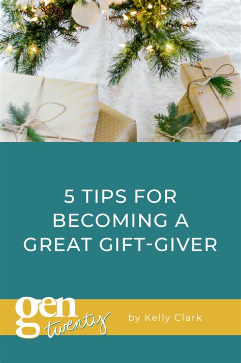 5 Tips For Becoming A Great Gift-Giver - GenTwenty