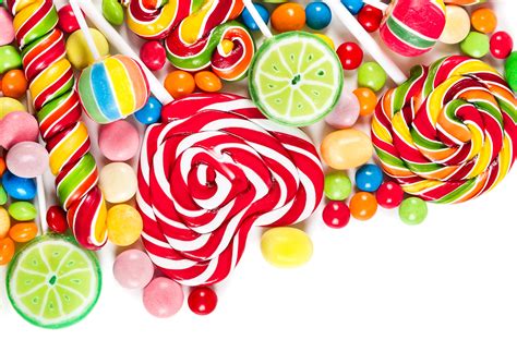 4k Sweets Many Lollipop White Background Hd Wallpaper Rare Gallery