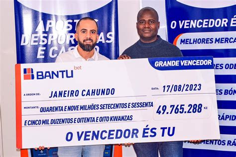 Grande Vencedor De Milh Es De Kwanzas Janeiro Cahundo Bantubet