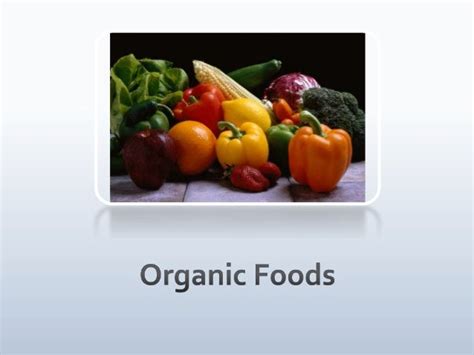 Organic Food Ppt