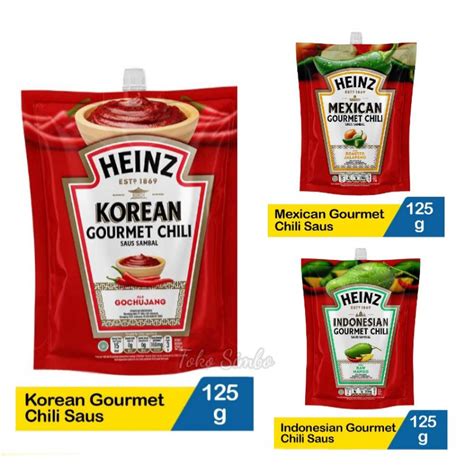 Jual Heinz Gourmet Saus Sambal Pouch Gram Halal All Varian