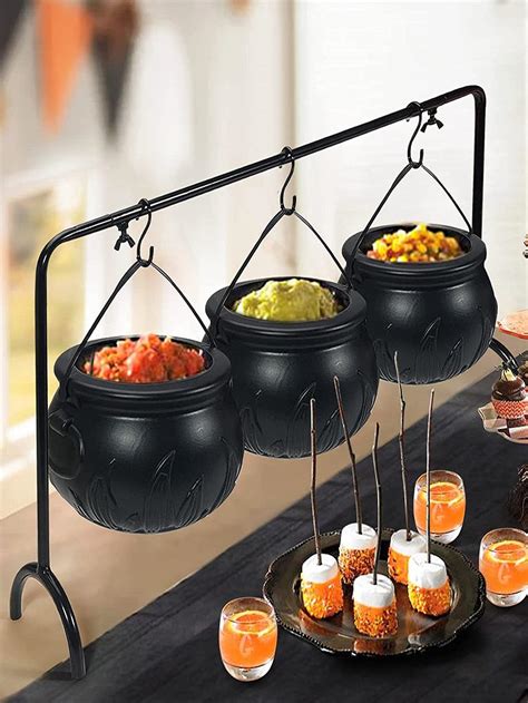 Pcs Set Halloween Witches Cauldron Decorative Serving Bowls Pcs Set