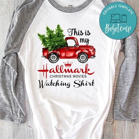 This Is My Hallmark Christmas Movies Shirt PNG File Templates Bobotemp