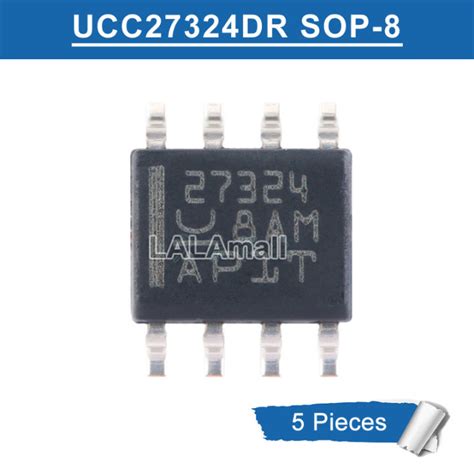 5pcs 27324 Sop 8 Ucc27324dr Soic 8 Ucc27324 Sop8 Smd Dual 4a Peak High