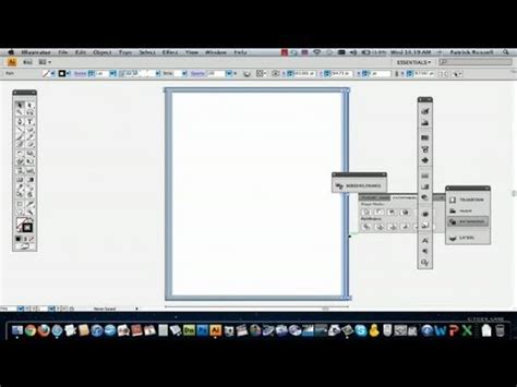 Drawing With Border Frames In Illustrator Using Adobe Illustrator