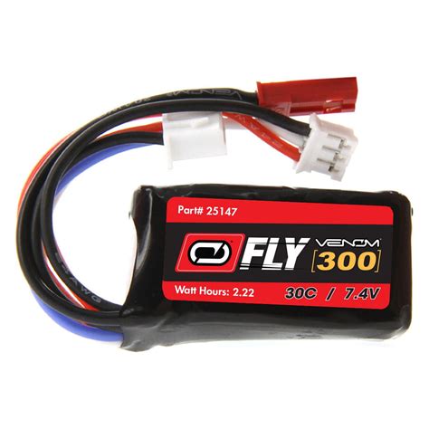 E Flite UMX Carbon Cub SS 30C 2S 300mAh 7 4V LiPo Battery With JST JST