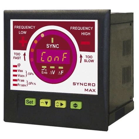 Frequency Monitoring Relay SYNCHROMAX Series CIRCUTOR Phase