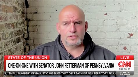 Sen Fetterman Breaks With President Biden On Us Response To Iran