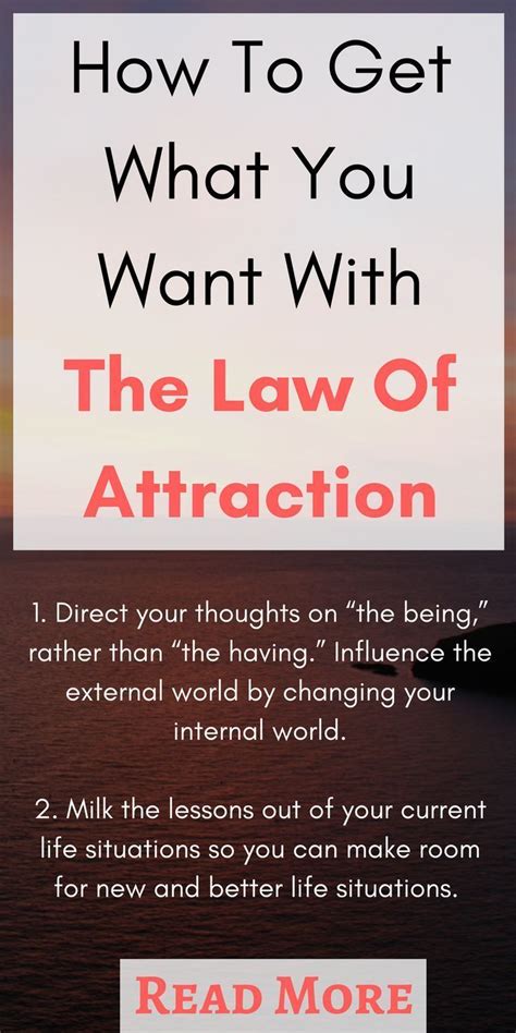 How To Get What You Want With The Law Of Attraction Law Of Attraction