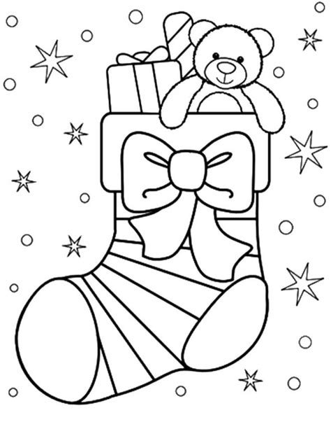 Coloriage Botte De Noel Fait La Main Dessin Gratuit Imprimer