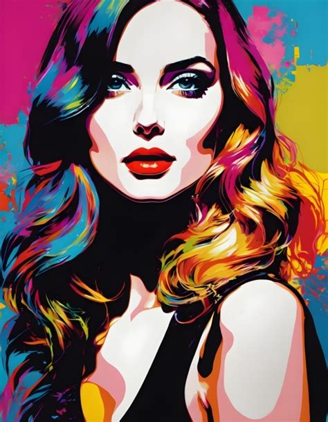 Pop Art Woman Portrait Free Stock Photo Public Domain Pictures