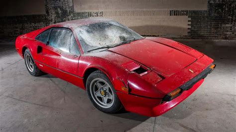 1976 Ferrari 308 GTB Barn Find Is An Extremely Rare Fibreglass Survivor